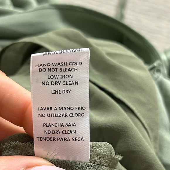 Fashion Nova Special Date Satin Maxi Dress - Olive - Picture 11 of 15